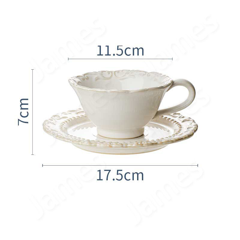 Barokiniai keraminiai kavos puodeliai šiaurietiško stiliaus kavos puodelis Vintage Paprasti vienspalviai arbatos puodeliai Klasikinio stiliaus arbatos puodelių rinkinys Keraminiai puodeliai