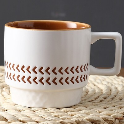 Keraminis sudedamas kavos puodelis, sukraunamas vandens puodelis, vaikiškas gėrimo puodelis, japoniškas porcelianas