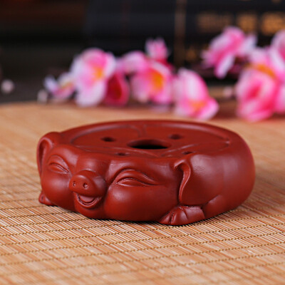 Hiina lilla savi teekomplekt tarvikud Käsitsi valmistatud teekannu alus lilla liivaga loomamudel teealus Traditsioonilised teetarvikud