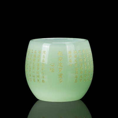 1 vnt Jingdezhen stiklinis arbatos puodelis vandens puodelis Celadon Kung Fu arbatinukas puodelis Ru krosnies meistras geriamasis indas arbata