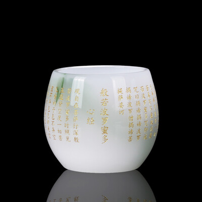 1 vnt Jingdezhen stiklinis arbatos puodelis vandens puodelis Celadon Kung Fu arbatinukas puodelis Ru krosnies meistras geriamasis indas arbata