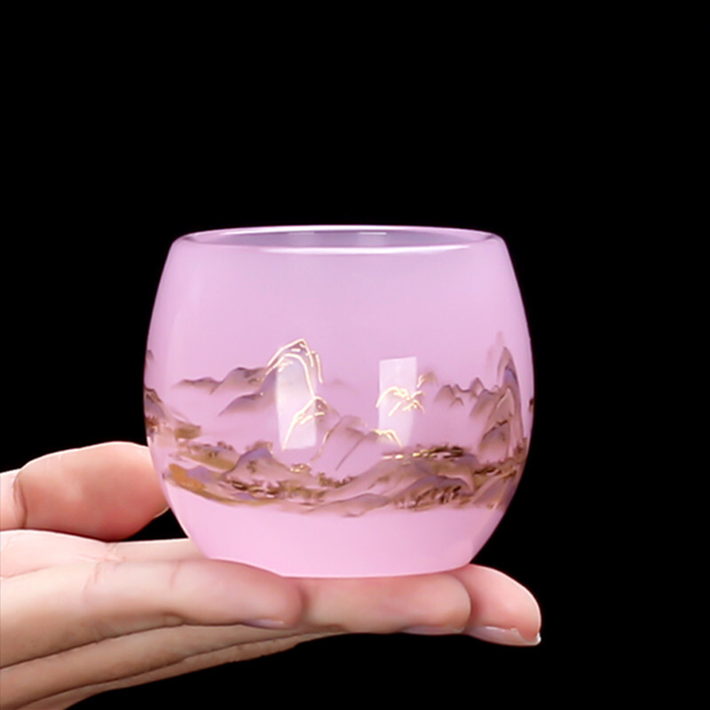 1 vnt Jingdezhen stiklinis arbatos puodelis vandens puodelis Celadon Kung Fu arbatinukas puodelis Ru krosnies meistras geriamasis indas arbata