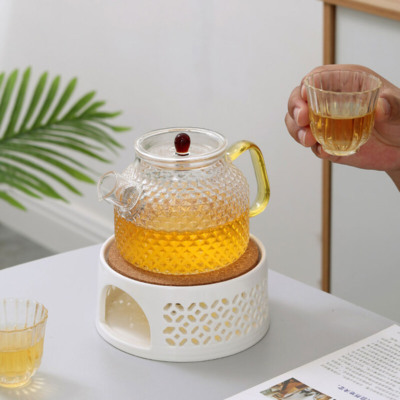 Arbatinuko kaitinimo bazė arbatos šildytuvas Keraminis arbatinuko šildytuvas arbatos kaitinimo įrankis biurui