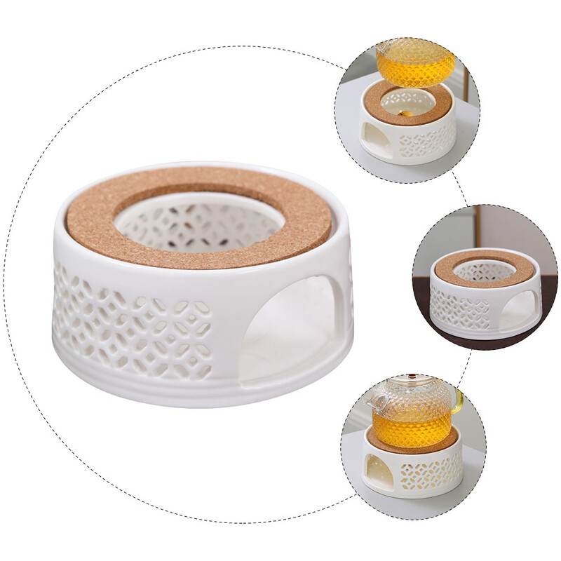 Arbatinuko kaitinimo bazė arbatos šildytuvas Keraminis arbatinuko šildytuvas arbatos kaitinimo įrankis biurui