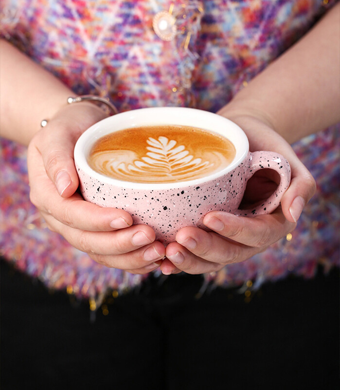 300 ml Splash Ink Style keraamiline kohvitassi ja taldrikukomplekt Euroopa peen pärastlõunatee latte tassi nõud Kontori piimatassi komplektid