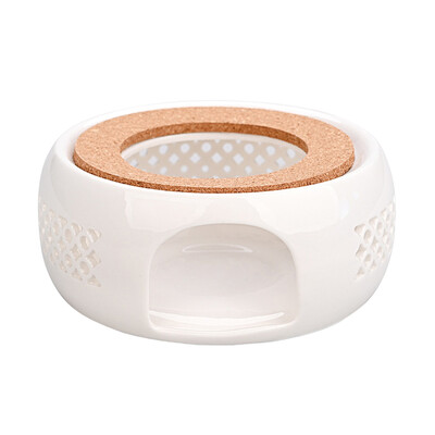 Keraminis arbatinuko šildytuvas Tealight krosnies arbatos šviesos žvakių laikiklis šildymui arbatinuko šildytuvo stovo pagrindas Keraminis stiklinis arbatos puodas