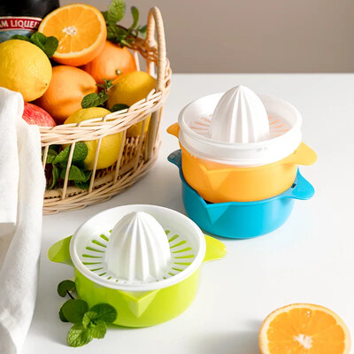 Φορητό Lemon Orange Manual Juicers Manual Plastic Fruit Tool Αξεσουάρ κουζίνας Εργαλεία Citrus 100% Raw Hand Pressed Juice Make