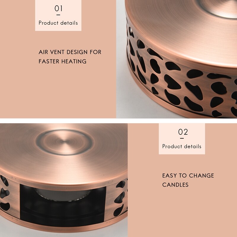 Patvarus nerūdijančio plieno arbatos šildytuvas, kaitinimo pagrindas, arbatinukas, šiltos arbatos viryklė, žvakių arbatinukas, arbatos rinkinys