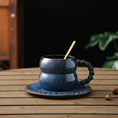 Set de ceai, ceai de cafea din ceramică, ceai de după-amiază, birou, ceai de flori retro, ceai de ceramică, ceai de cuplu