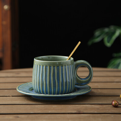 Set de ceai, ceai de cafea din ceramică, ceai de după-amiază, birou, ceai de flori retro, ceai de ceramică, ceai de cuplu