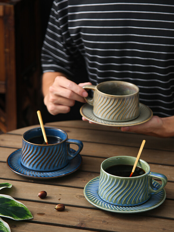 Set de ceai, ceai de cafea din ceramică, ceai de după-amiază, birou, ceai de flori retro, ceai de ceramică, ceai de cuplu