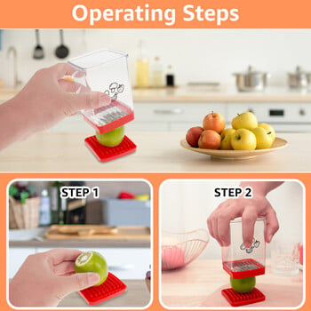 Φρούτα λαχανικών Speed Slicer Efficient Fruit Slicer Cup with Push Plate Strawberry Cutter Cup Κόφτες αυγών για οικιακή κουζίνα