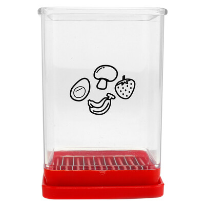 Puuvilja-köögiviljade kiire viilutaja Tõhus puuviljalõikuri tass koos tõukeplaadiga maasikalõikuriga munalõikurid koduköögi jaoks