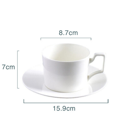 250 ml keraminių kavos puodelių indų pienas namams kūrybinė dovana aukso apvadu kaulo porcelianinis Phnom Penh ir sidabrinis Penh kavos puodelių lėkštės rinkinys