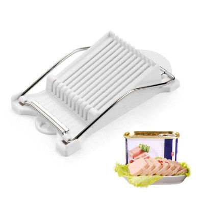 Pietų mėsos pjaustyklė 304 sustiprinta nerūdijančio plieno virtų kiaušinių vaisių minkšto sūrio pjaustyklė