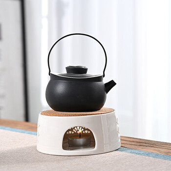 Ceramics Teapot Warmer Portable Tea Warmer Μονωτική Βάση Σταθερή κοίλη διακόσμηση τραπεζιού για ζεστό γάλα καφέ νερό