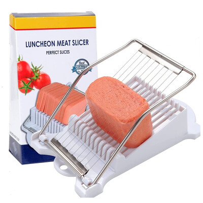 Slicer Spam Multipurpose Meat Slicer Κόφτης από ανοξείδωτο ατσάλι 10 συρματόσχοινα για κρεμμύδια φρούτων αυγών Μαλακό φαγητό και ζαμπόν