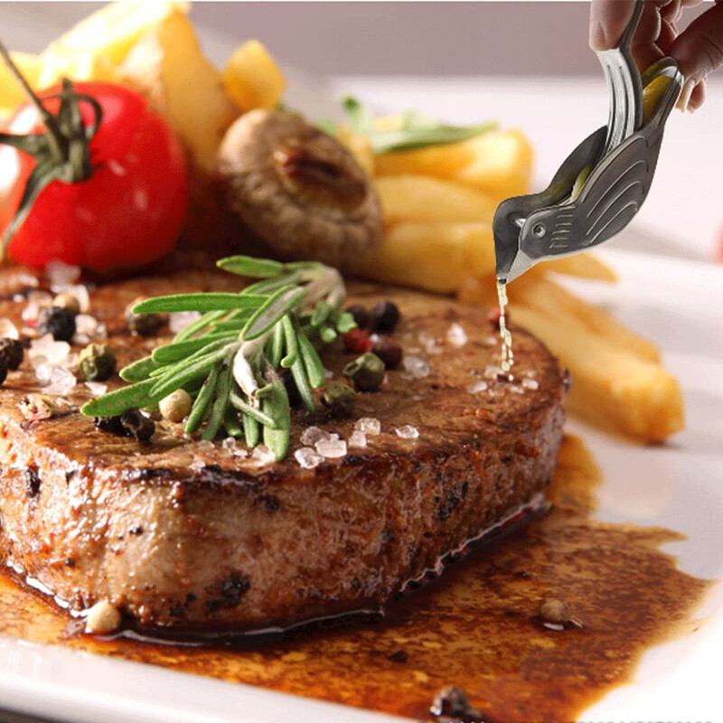 Genting nerūdijančio plieno rankinė citrinų sulčiaspaudė ir laimo spaudyklė, sidabro paukščio formos citrinų sulčiaspaudė