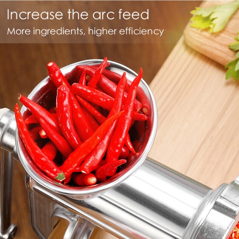 Reguliuojamas, sunkiai valdomas rankiniu būdu virtuvės mėsmalė makaronų malūnėlis dešrų užpildas Daržovių jautienos dešrų makaronų gaminimo aparatas