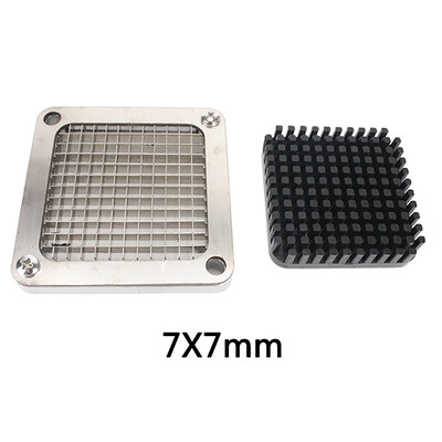 Nerūdijančio plieno ašmenų pjaustymo mašinų drožlių pjaustytuvo dalys Prancūziškų keptų pjaustytuvų, gruzdintų bulvių traškučių pjaustytuvai + 3 peilių dydis,