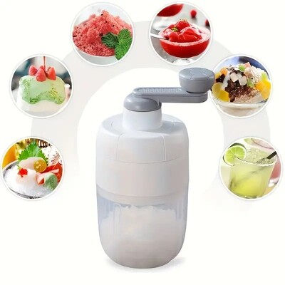 Rankinis ledo smulkintuvas Smoothies Hail ledo laužtuvas Greitas ledo smulkinimas Nešiojamas skutas ledo aparatas, skirtas virtuvės įtaisams Ledo maišytuvams