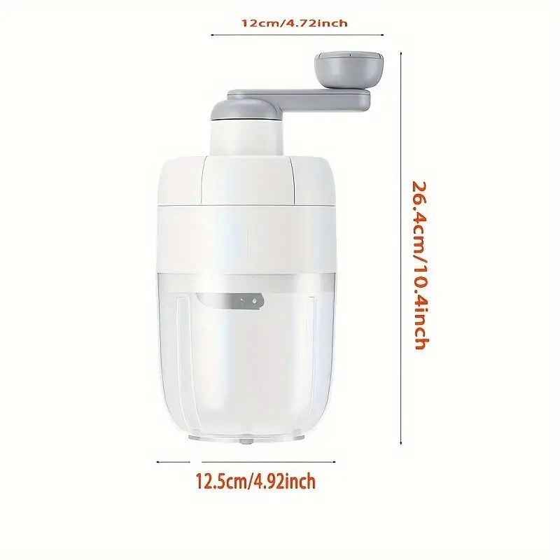 Rankinis ledo smulkintuvas Smoothies Hail ledo laužtuvas Greitas ledo smulkinimas Nešiojamas skutas ledo aparatas, skirtas virtuvės įtaisams Ledo maišytuvams