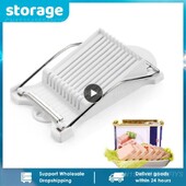 Pietų mėsos pjaustyklė 304 sutvirtintas nerūdijančio plieno virtų kiaušinių vaisių minkšto sūrio pjaustyklės šiukšlių pjaustytuvas