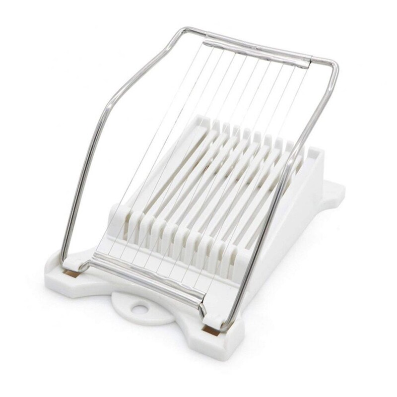 Pietų mėsos pjaustyklė 304 sutvirtintas nerūdijančio plieno virtų kiaušinių vaisių minkšto sūrio pjaustyklės šiukšlių pjaustytuvas