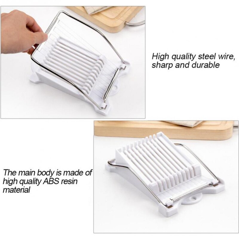 Pietų mėsos pjaustyklė 304 sutvirtintas nerūdijančio plieno virtų kiaušinių vaisių minkšto sūrio pjaustyklės šiukšlių pjaustytuvas