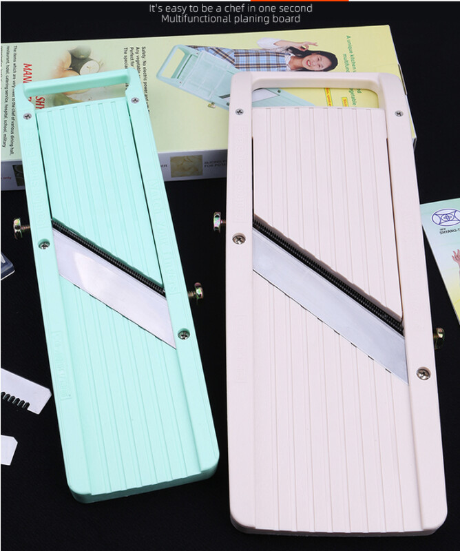 Japoniško stiliaus plokščia daugiafunkcė pjaustymo lenta, skirta ridikams ir vaisiams pjaustyti