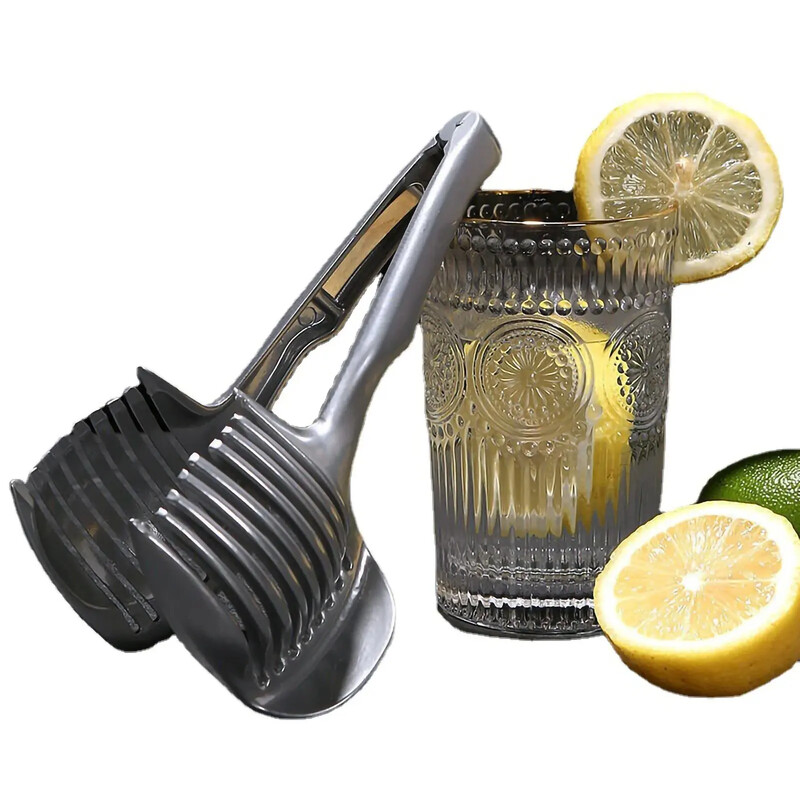 5 vnt. citrinų pjaustyklė 304 nerūdijančio plieno maža daugiafunkcė rankinė pomidorų pjaustyklė Dievo vaisių pjaustyklė Vaisių pjaustymo priemonė