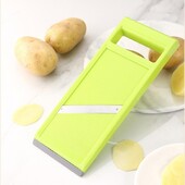 Ručna sjeckalica Oštri uredni rezovi Višenamjenski Pp nehrđajući čelik Izdržljivi kuhinjski pribor Artefakt čipsa Štedi rad