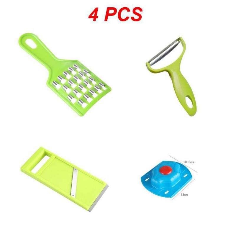 Ručna sjeckalica Oštri uredni rezovi Višenamjenski Pp nehrđajući čelik Izdržljivi kuhinjski pribor Artefakt čipsa Štedi rad