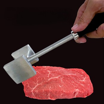 Loose Meat Hammer Διπλής όψεως καρό Tenderizer Beef Ανοξείδωτος χάλυβας Loose Tenderizers Φορητά Gadgets κουζίνας Meat Beat