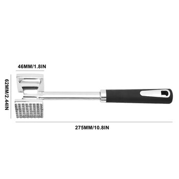 Loose Meat Hammer Διπλής όψεως καρό Tenderizer Beef Ανοξείδωτος χάλυβας Loose Tenderizers Φορητά Gadgets κουζίνας Meat Beat