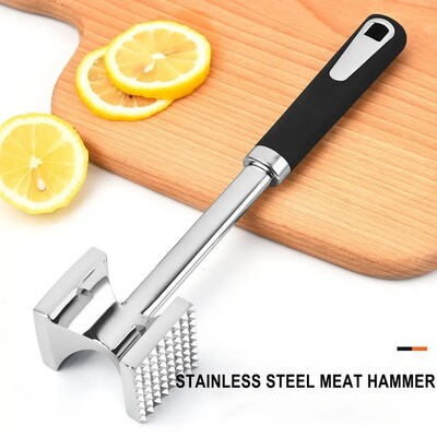 Loose Meat Hammer Διπλής όψεως καρό Tenderizer Beef Ανοξείδωτος χάλυβας Loose Tenderizers Φορητά Gadgets κουζίνας Meat Beat