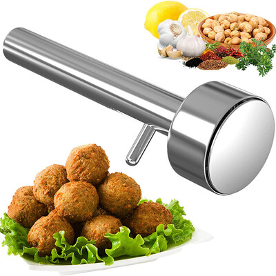 Accesorii pentru presarea cărnii de bucătărie Mașină de chifteluță umplută convenabilă Mașină de chifteluță Falafel din oțel inoxidabil Accesorii de bucătărie