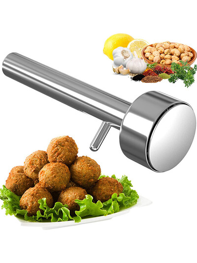 Virtuvės mėsos presavimo prietaisai Patogūs įdaryti kotletų gaminimo aparatai iš nerūdijančio plieno Falafel kotletų aparatas Virtuvės priedai