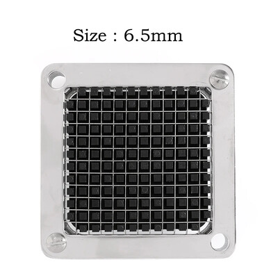 6,5 / 9,5 / 12,3 mm Prancūziškos keptuvės pjaustymo mašinos ašmenys iš nerūdijančio plieno pjaustomi daržovių vaisiai agurkai ridikėliai mašinos dalys 6/8 sekcija