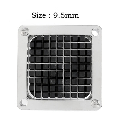 6,5 / 9,5 / 12,3 mm Prancūziškos keptuvės pjaustymo mašinos ašmenys iš nerūdijančio plieno pjaustomi daržovių vaisiai agurkai ridikėliai mašinos dalys 6/8 sekcija