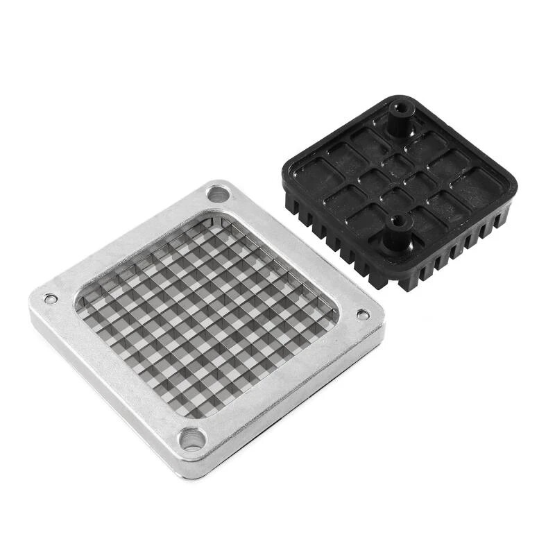 6,5 / 9,5 / 12,3 mm Prancūziškos keptuvės pjaustymo mašinos ašmenys iš nerūdijančio plieno pjaustomi daržovių vaisiai agurkai ridikėliai mašinos dalys 6/8 sekcija