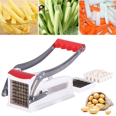 Εγχειρίδιο κουζίνας Vegetable Cutter από ανοξείδωτο χάλυβα Potato Slicer Potato Cutter Machine French Fries Cutter Machine Home Kitchen Gadgets