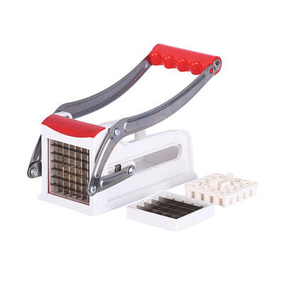 Virtuvės rankinis daržovių pjaustytuvas nerūdijančio plieno bulvių pjaustyklė Bulvių pjaustyklė gruzdintų bulvyčių pjaustyklės mašina namų virtuvės įtaisai