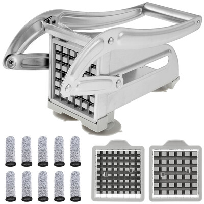 Bulvių pjaustymo mašina Daugiafunkcė nerūdijančio plieno pjaustymo rankinė daržovių pjaustyklė Vaisių ir daržovių rankinė maisto pjaustyklė