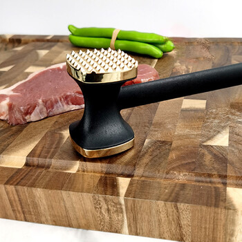 Steak Hammer Mallet Διπλής Όψης Κράμα Ψευδάργυρου Meat Tenderizer Φορητό χοιρινό μπριζόλα για εργαλεία κουζίνας