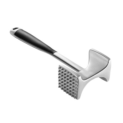 23 cm Mėsos minkštiklis Hammer Steak Tenderizer Hammer Meat Birus Aliuminio lydinio Knock Hammer Namų virtuvės Dvipusis minkštiklis