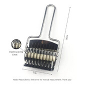 Mașină de presat Mâner anti-alunecare Gadget de bucătărie Spaetzle Maker Cuțit pentru tăiat tăiței 1PC Secțiune manuală Dispozitiv de tăiat eșalope