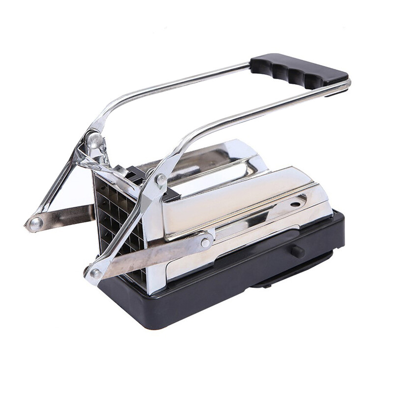 Naujausias nerūdijančio plieno bulvių drožlių pjaustytuvas, rankinis virtuvės daržovių smulkintuvas virtuvei