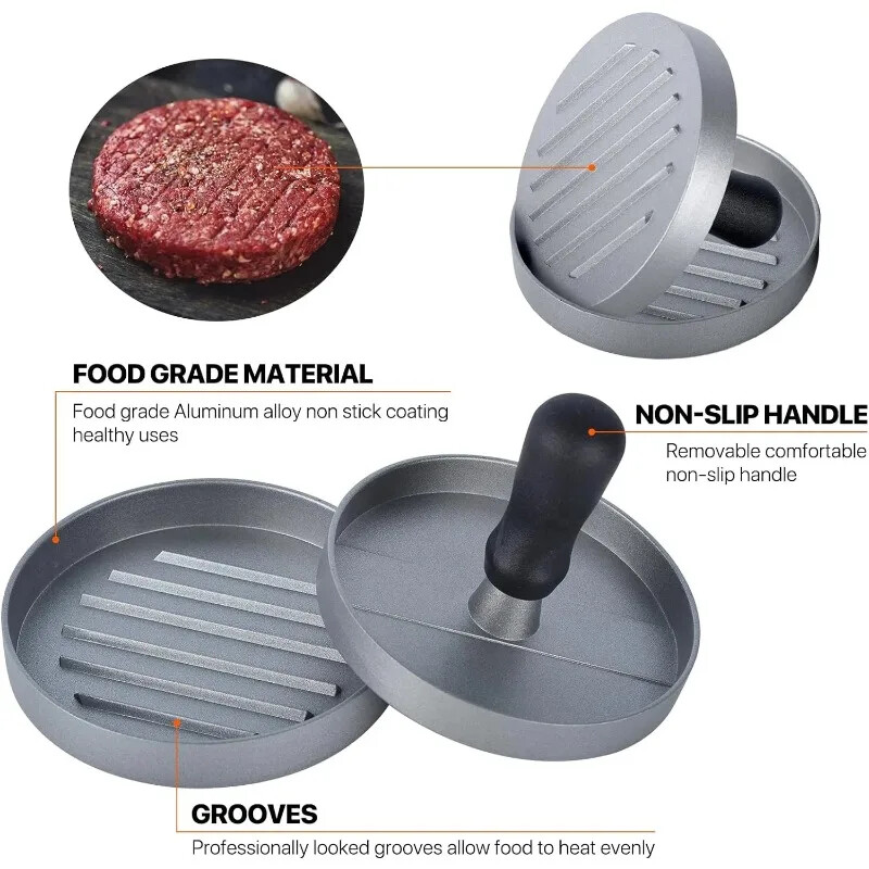 Nelipnus mėsainių mėsainių paplotėlių gaminimo aparatas su vaško popieriumi, aliuminio mėsainių gaminimo aparatas, skirtas virtuvės kepsninei