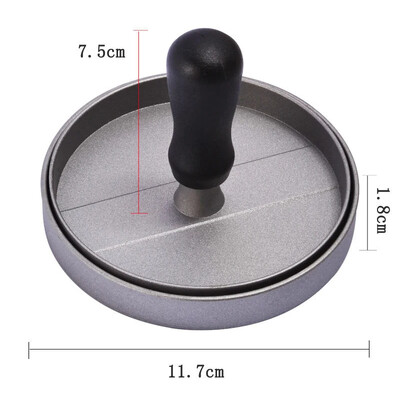 Mėsainių kotletų gaminimo presas, nepridegantis, be deformacijos, rankinis apvalus ryžių rutulys, patvarus, nešiojamas, patogus virtuvės jautienos kepsninės įrankiai